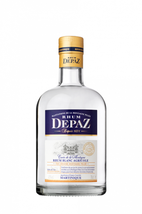 DEPAZ - RHUM BLANC - CUVÉE DE LA MONTAGNE PELÉE - 70CL - 45°