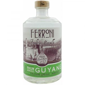 FERRONI - RHUM BLANC - LA DAME JEANNE 12 - GUYANE - 70CL - 57°