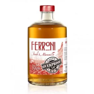 FERRONI - RHUM AMBRÉ - TASTY OVERPROOF - 70CL - 74°
